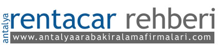 rentacar antalya